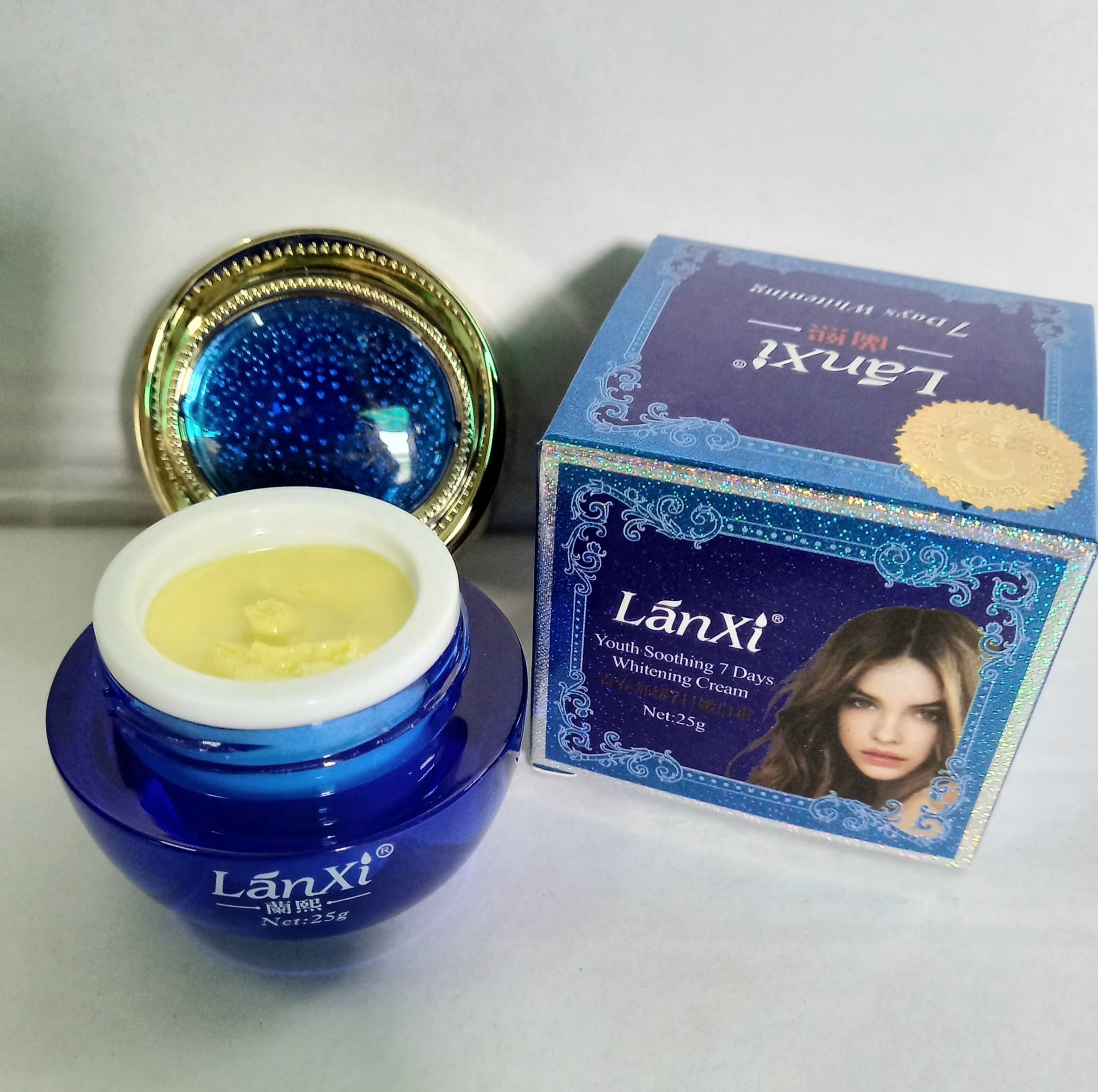 Kem lanxi kem Nám, Dưỡng trắng Da tàn nhang Lanxi Whitening spot-removing day cream – Thái Lan 20g