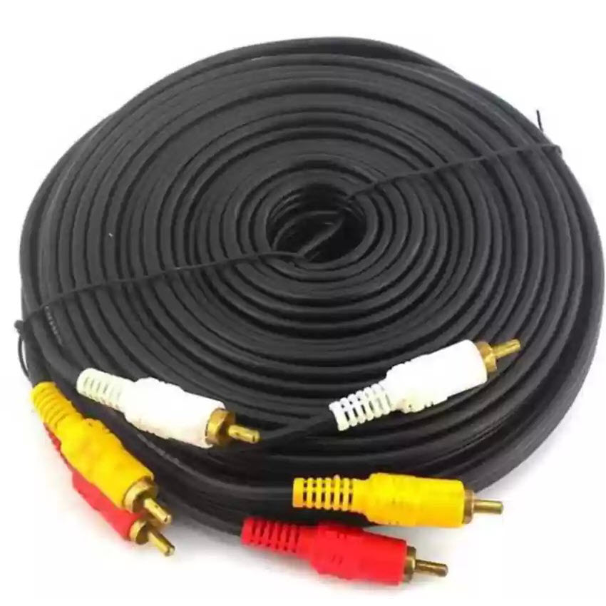 Cáp AV RCA dây AV 6 đầu hoa sen dài 1,5m