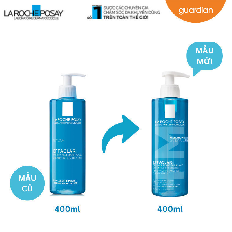Gel Rửa Mặt Tạo Bọt Da Dầu La Roche-Posay 400Ml