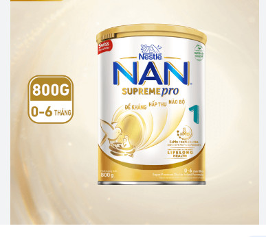 Nan Supreme 1 5Hmo Milk Powder 800g New (0-12 Months)