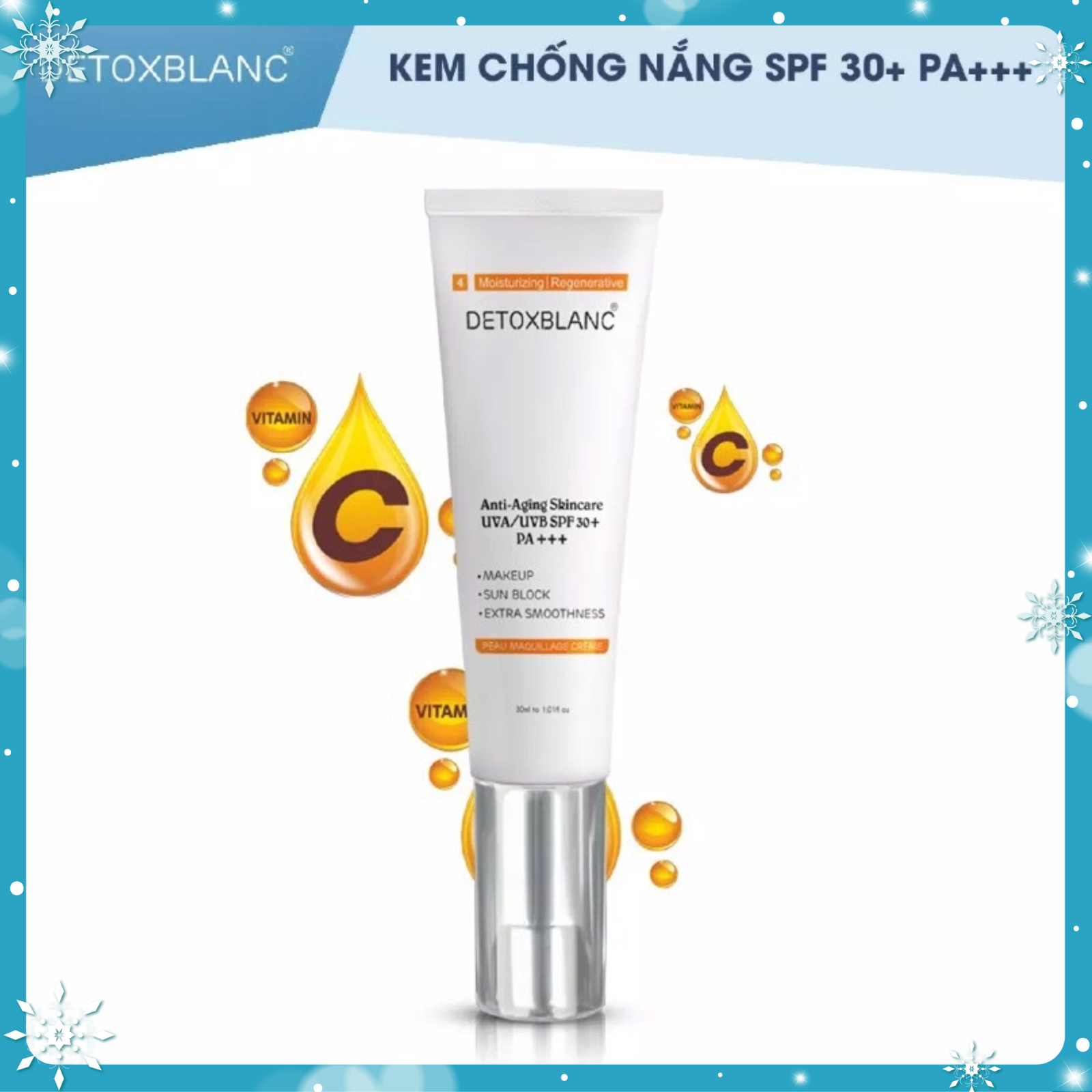 Combo dưỡng trắng da mặt chuyên sâu Detoxblanc