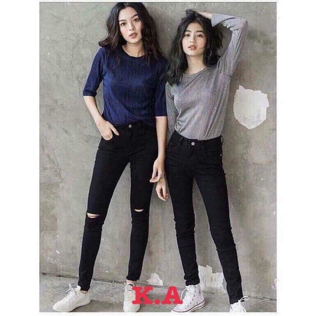 Quần Kaki Skinny Nữ Co Giãn B3