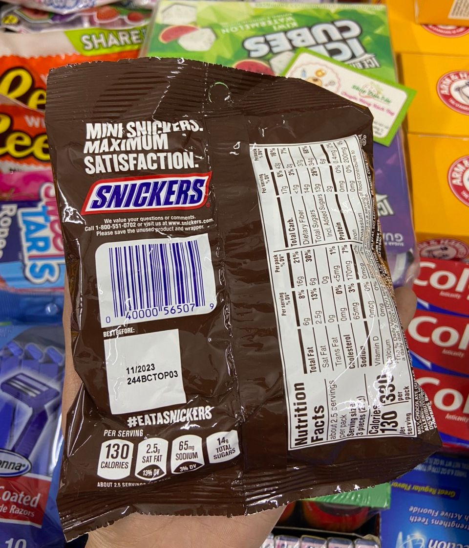 Socola Snickers Minis nhân đậu phộng gói 70g