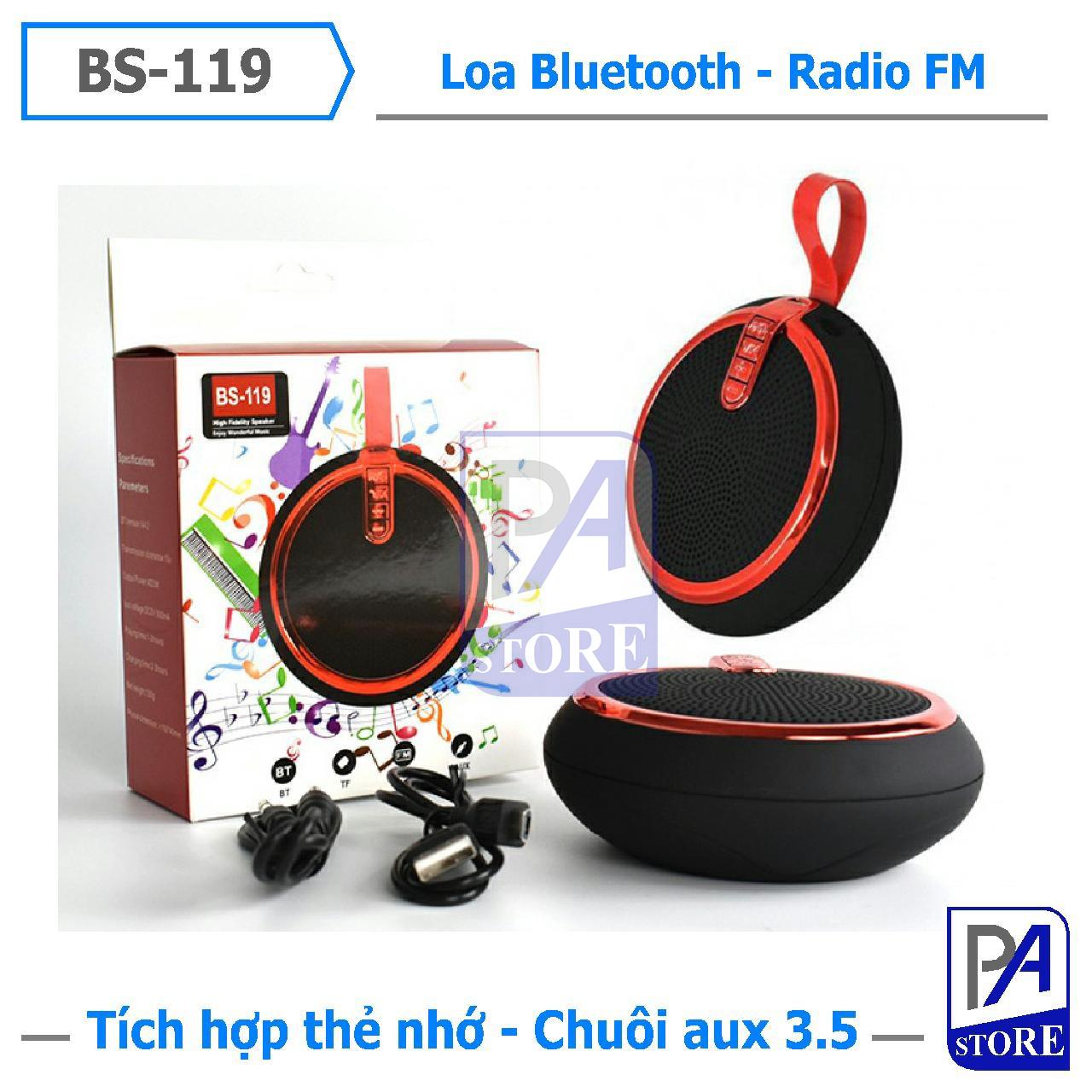 [Hot] Loa Bluetooth Mini Phong Cách, Âm Thanh Siêu Chuẩn, BS-119