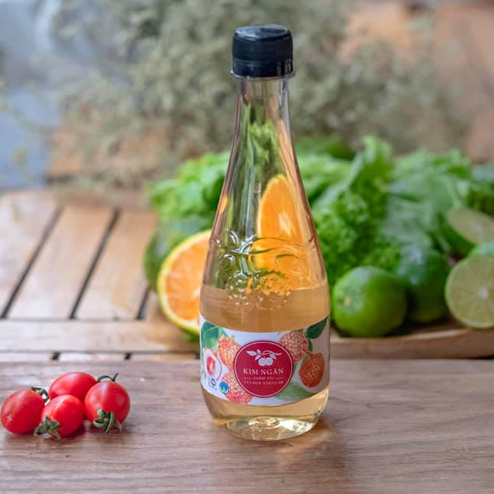 Giấm Vải Kim Ngân (450ml)