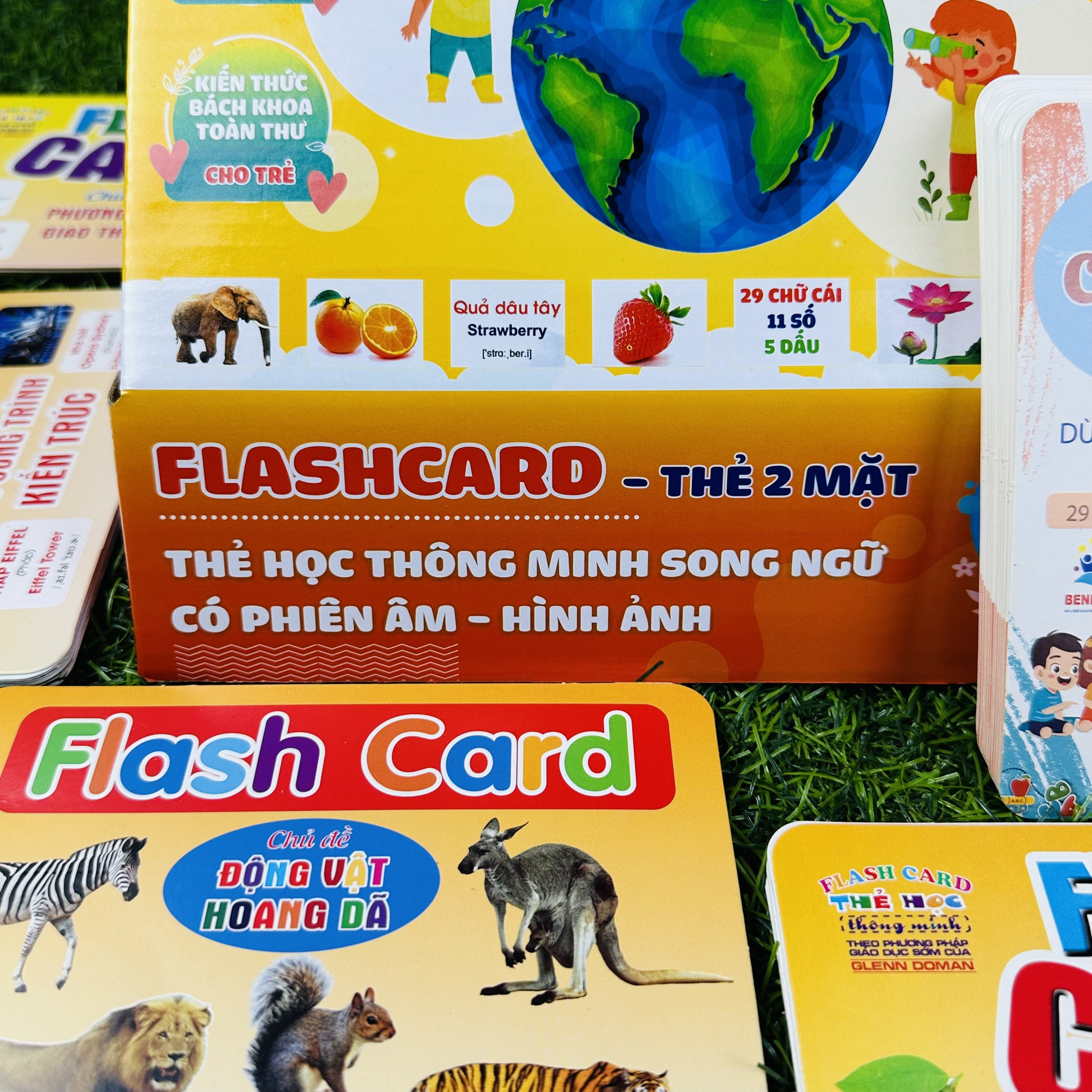 Bộ Thẻ Flash Card Kích Thích Thị Giác, Não bộ Cho Trẻ Sơ Sinh Từ 0 Đến 16 Tháng Tuổi Chuẩn Dạy Trẻ Theo Phương Pháp Montessori