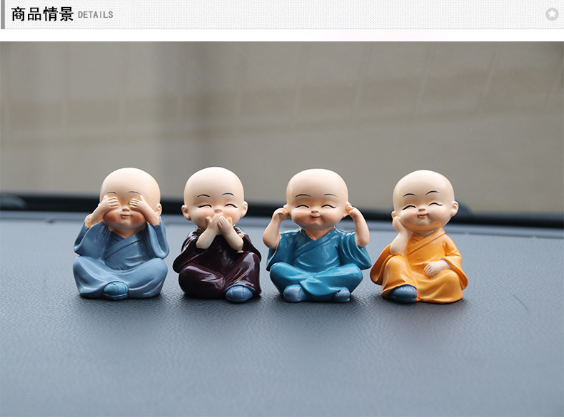 Bộ Tượng Chú Tiểu Tứ Không (gồm 4 chú tiểu)