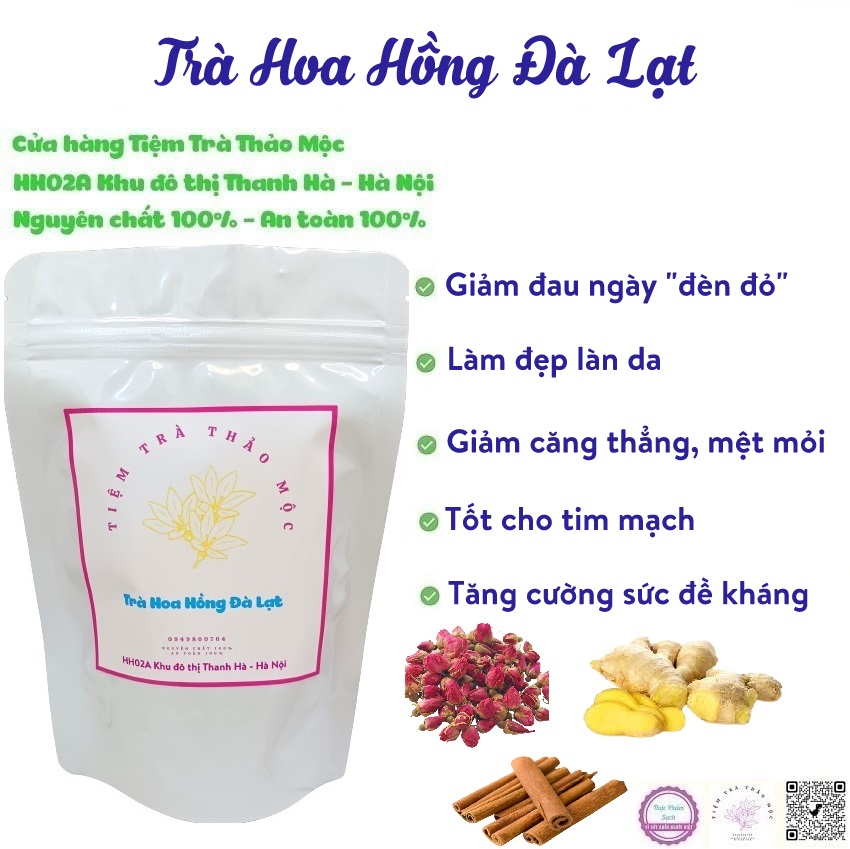 Trà Hoa Hồng Đà Lạt