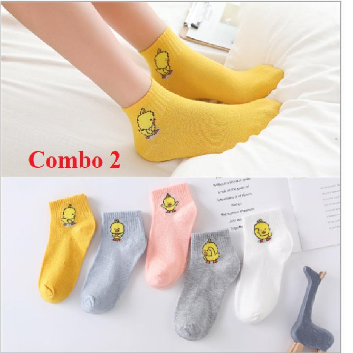 Set 5 đôi tất vớ nữ cổ ngắn