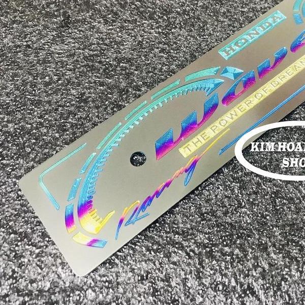 Bảng tên TITANIUM điện phân dành cho WAVE (100% TITAN)