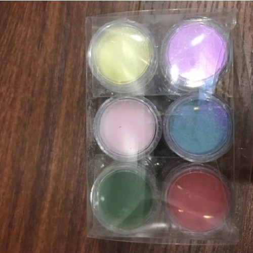 Set bột mầu đắp móng, nặn hoa - 12 mầu, 12 hũ