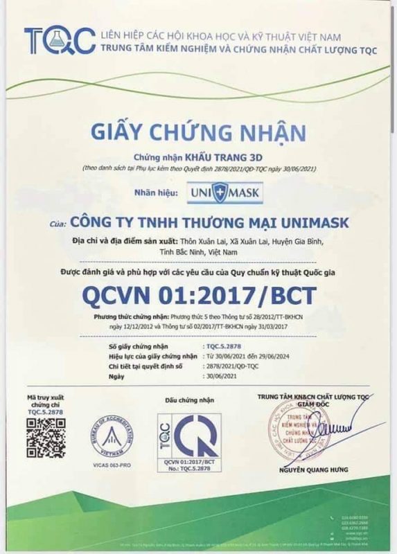 [COMBO 50 CHIẾC] - Khẩu Trang KF94 UNI MASK 4D Hàn Quốc