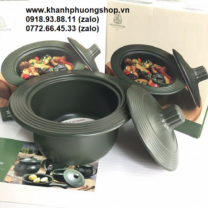 [HCM]nồi sứ minh long 1L vành tròn - nồi đất minh long