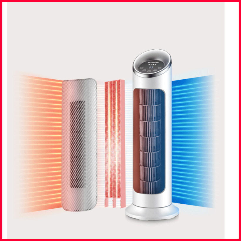 Quạt sưởi ấm Meling, công suất 2000W, làm ấm nhanh, kèm màn hình Led cao cấp, Máy sưởi điện Meling Ceramic, tích hợp lớp bảo vệ an toàn, chống quả tải nhiệt, Máy sưởi cây đứng Meling xoay tỏa nhiệt 120 độ kèm remote thông minh