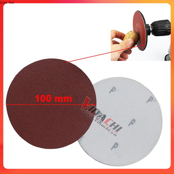 Giấy giáp tròn 100mm - giấy giáp tròn dùng để đánh bóng - bộ 10 cái