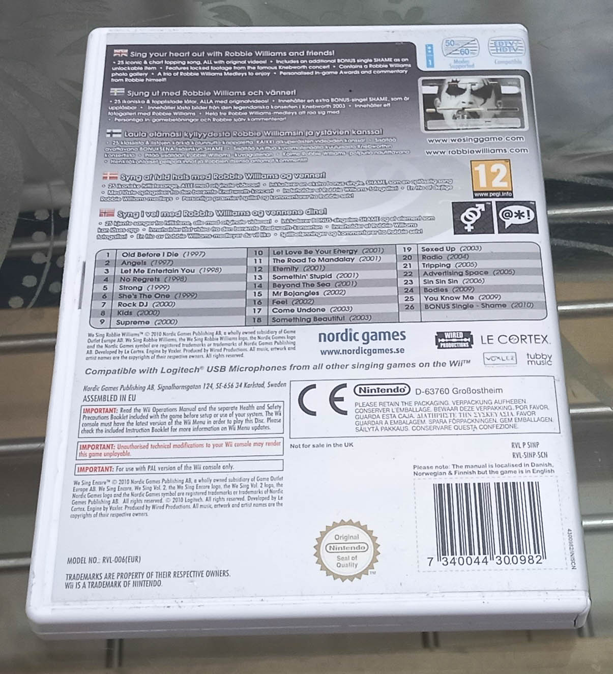 Phụ kiện máy chơi game Nintendo Wii
