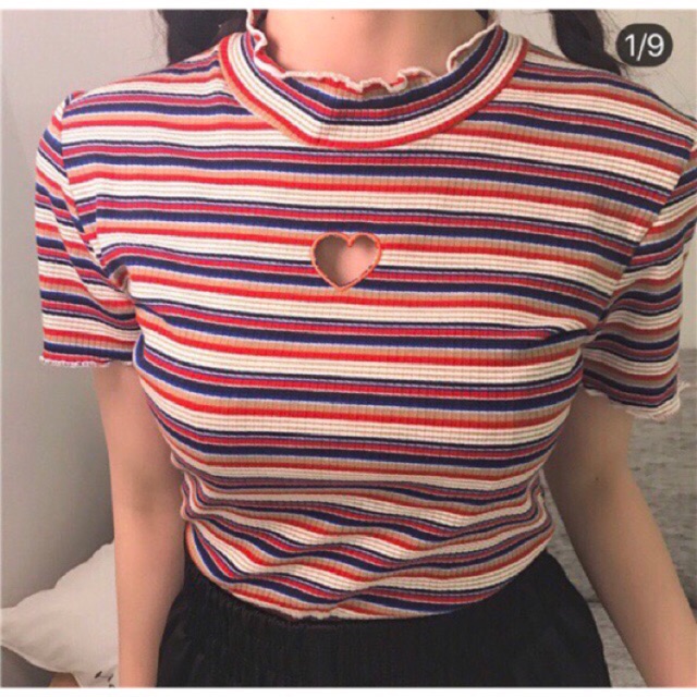 💋 Áo Thun Khoét Tim Cực Xinh