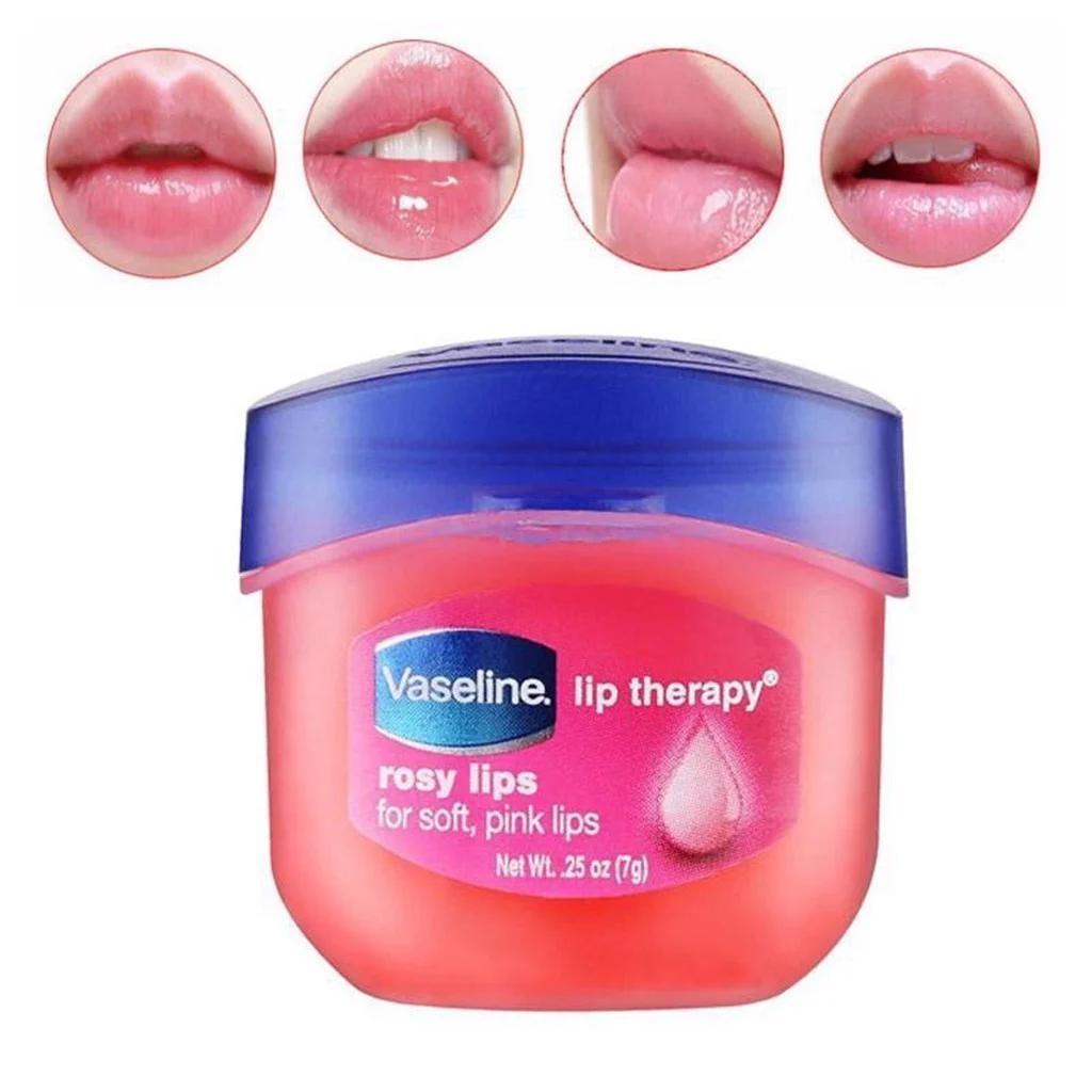 Sáp dưỡng môi mềm mịn Vaseline rosy lips 7g