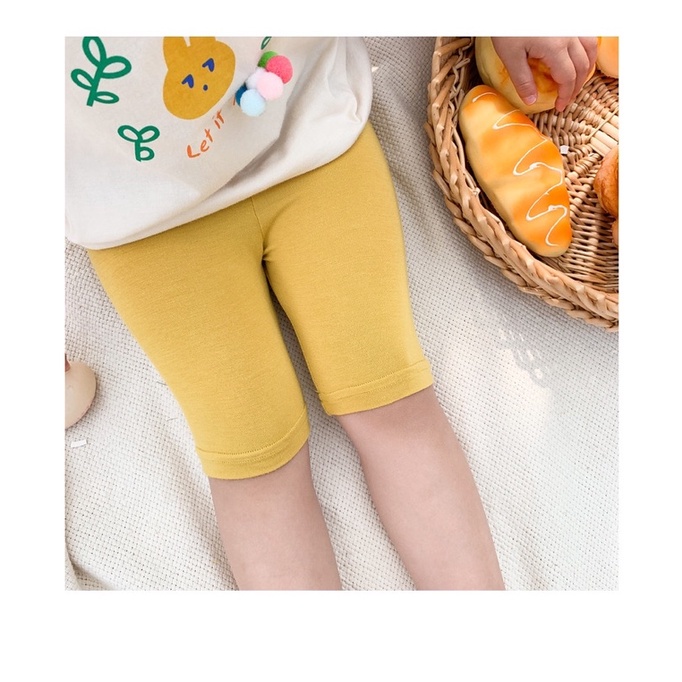 Quần legging lửng co giãn 4 chiều cho bé