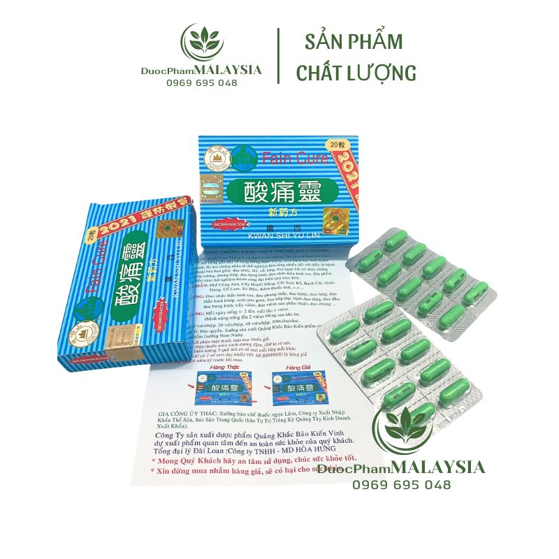 TOAN THỐNG LINH (VĨ 20 VIÊN TEM VUÔNG) – HỖ TRỢ GIẢM ĐAU NHỨC X.ƯƠNG KHỚP,...