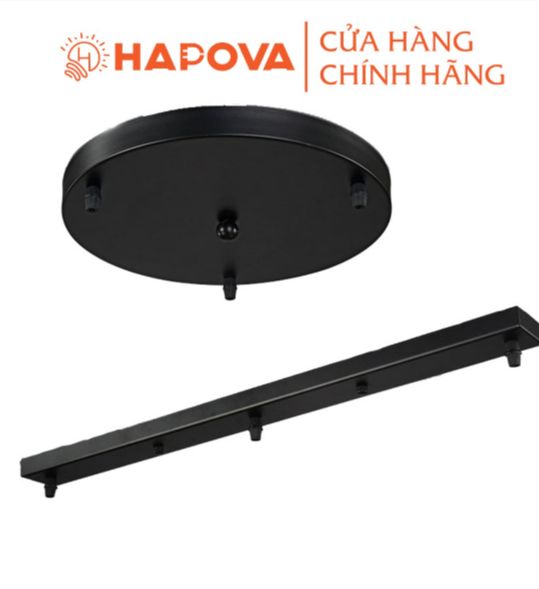 Đế bộ 03 đèn thả trần hapova dt 8993