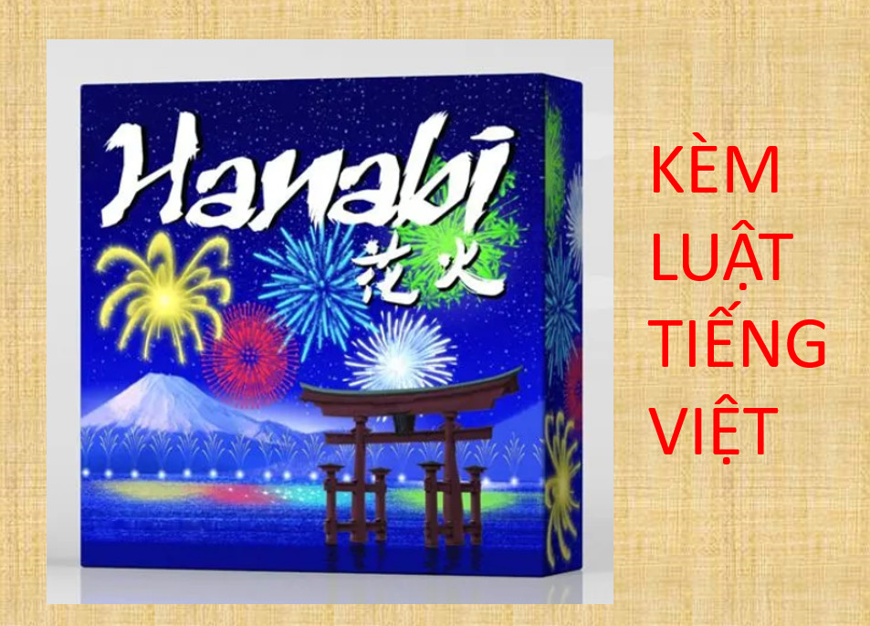 [HCM]TRÒ CHƠI BOARD GAME HANABI-BẮN PHÁO HOA