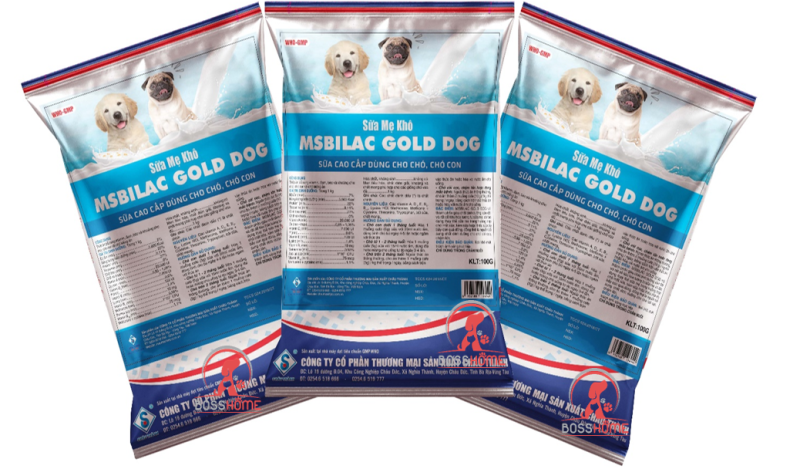 Sữa cao cấp cho chó Msbilac Gold Dog 100g