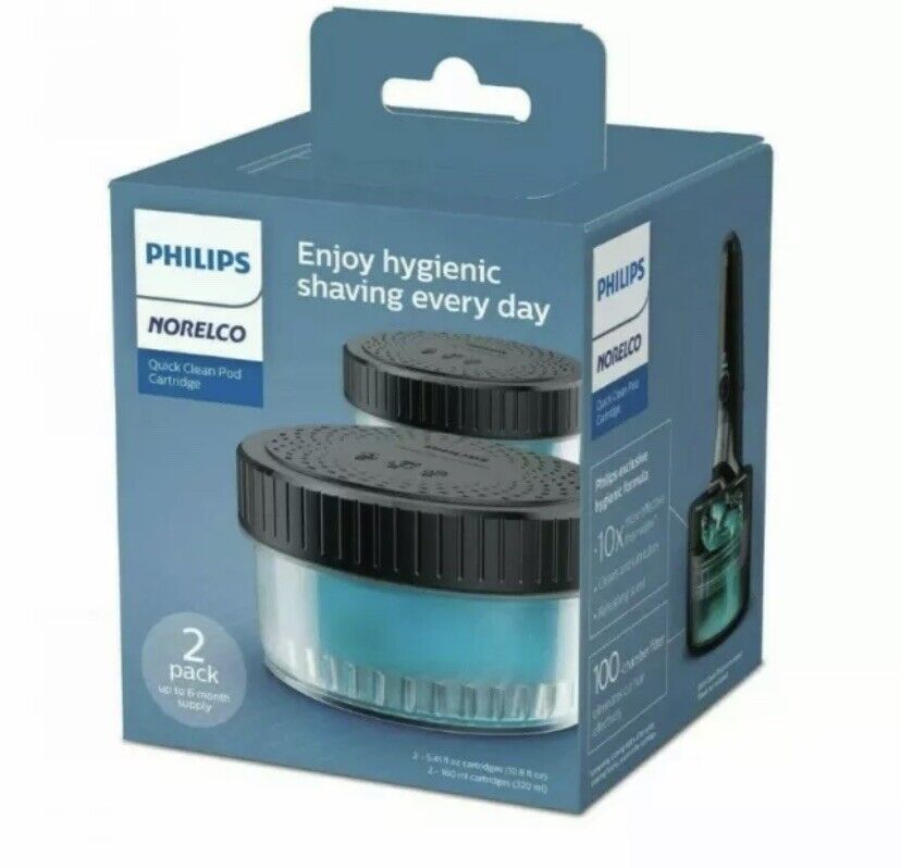 Philips Quick Clean Pod Cartridge, Philips Shaver Cleaner, Capacity 160ml