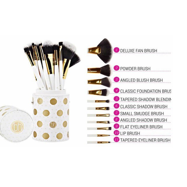 Bộ Cọ BH Cosmetics Dot Collection 11 cây