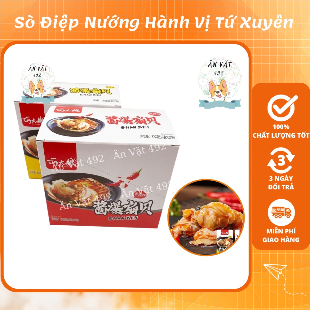 Sò điệp nướng hành vị tứ xuyên - ăn vặt 492