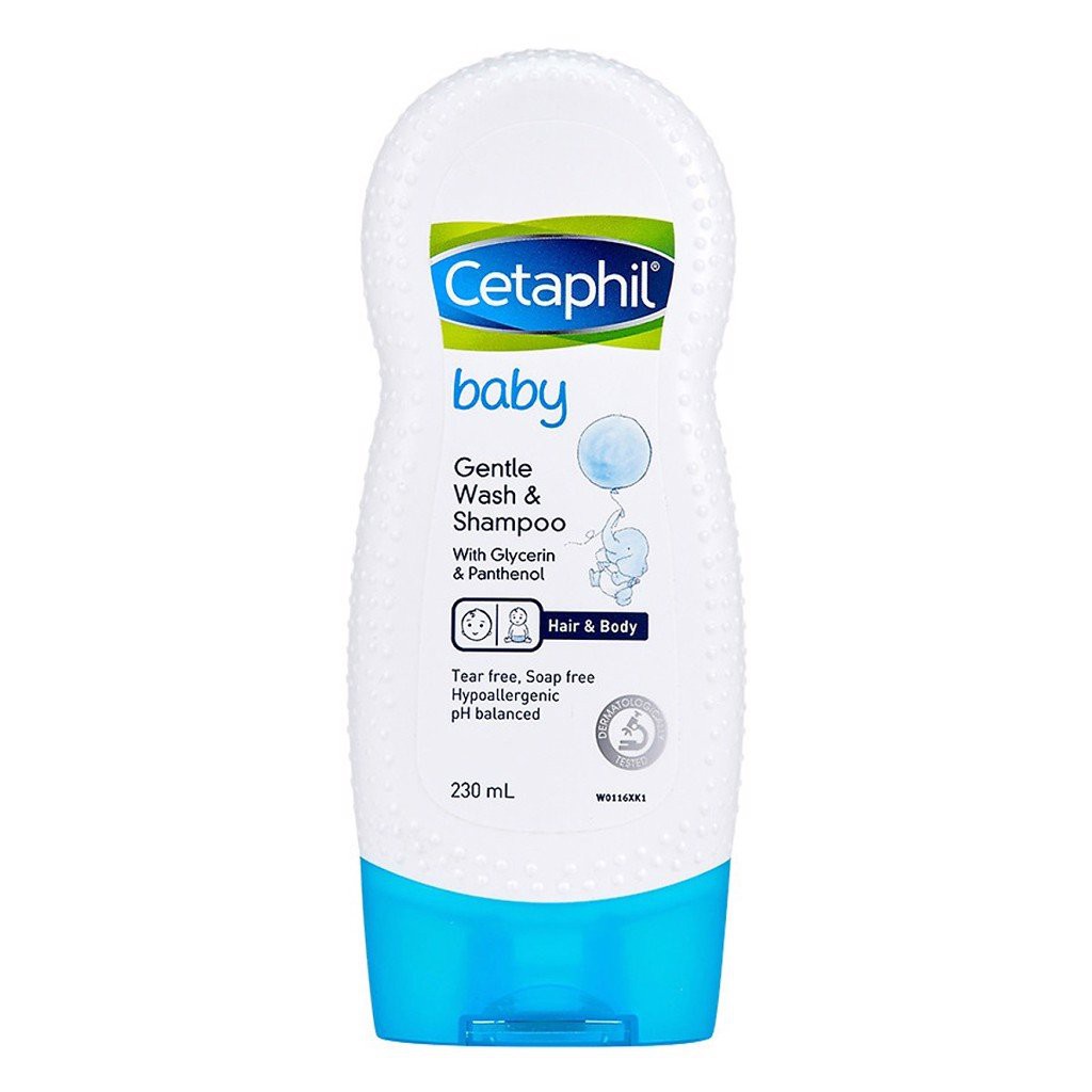 Sữa tắm gội centaphil 230ml cho bé sơ sinh