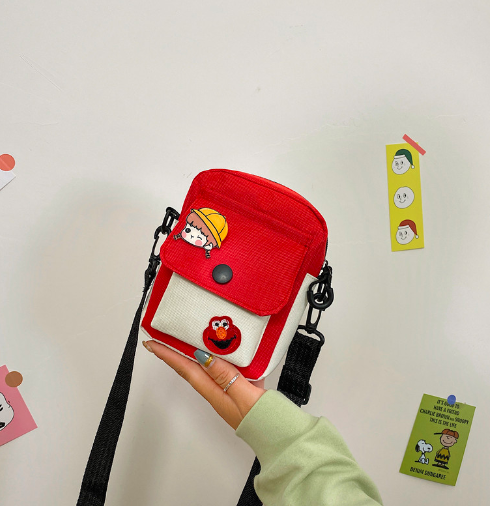 Túi vải canvas đựng điện thoại cute