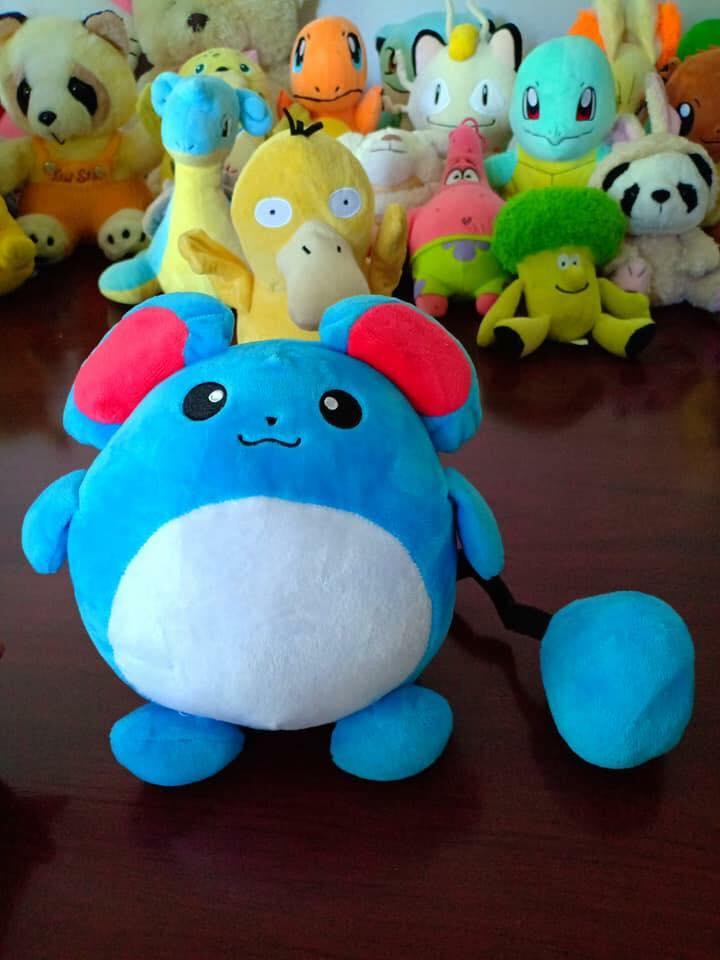 [HCM]Thú bông Pokemon - Chuột Marill dễ thương béo ú