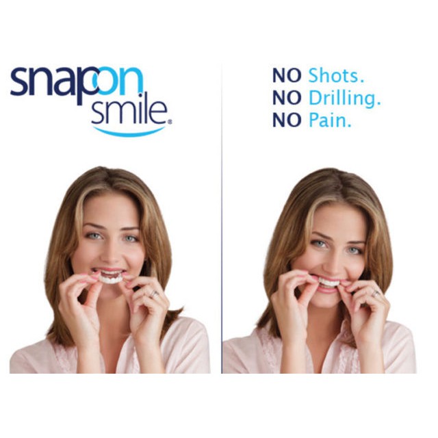 False teeth snap on smile kmdeal