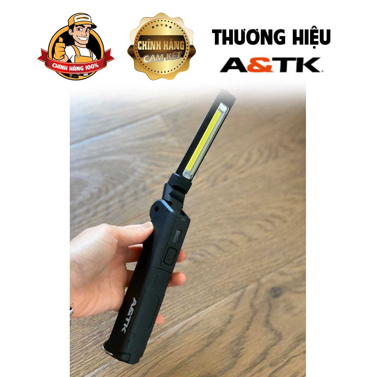 [HCM]Đèn pin 2.000mAh 3.7V A&TK CZR-004