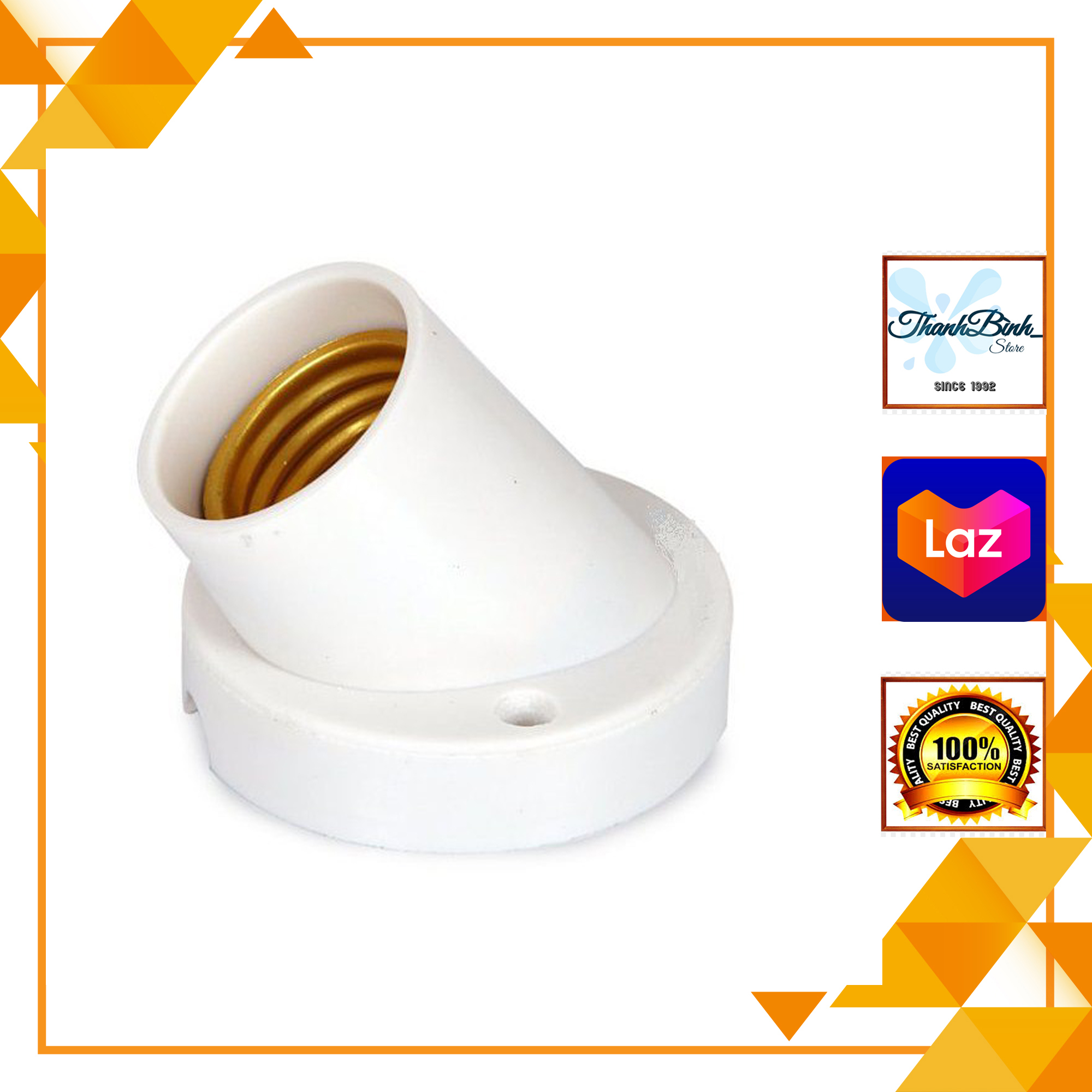 ĐUI VÁT XOÁY GẮN TƯỜNG E27/ ĐUI XÉO/ ĐUI VÁT GẮN TƯỜNG- VONTA
