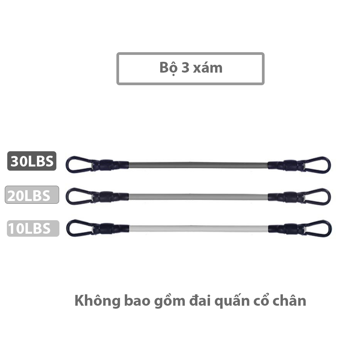 Đai quấn cổ chân móc đá sau tập mông, kickback SD7