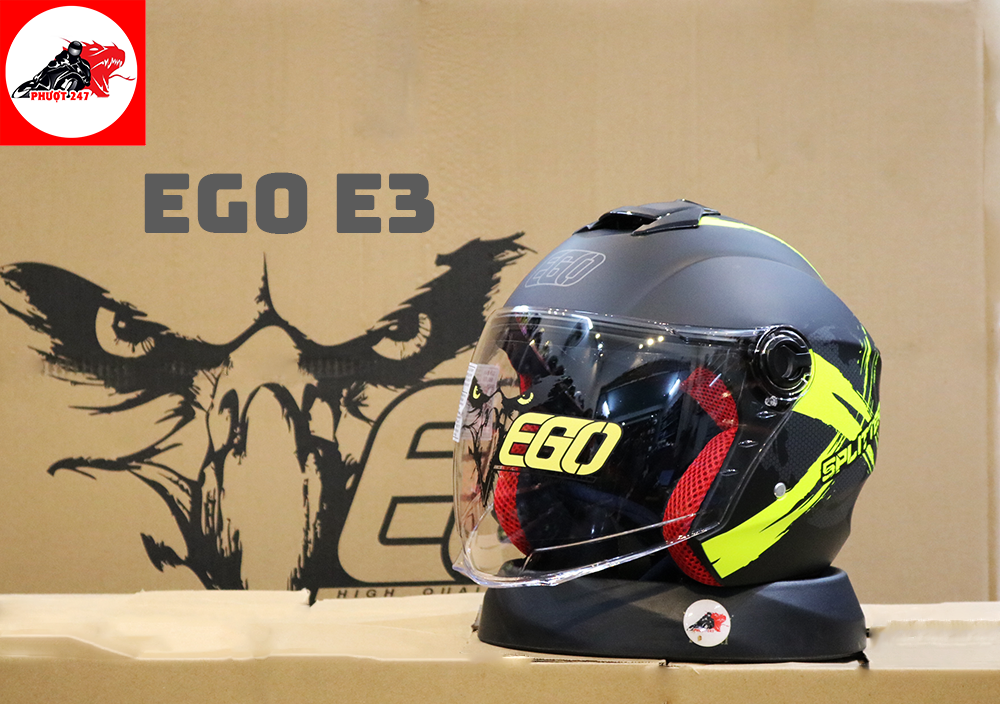 Mũ bảo hiểm 3/4 EGO E3