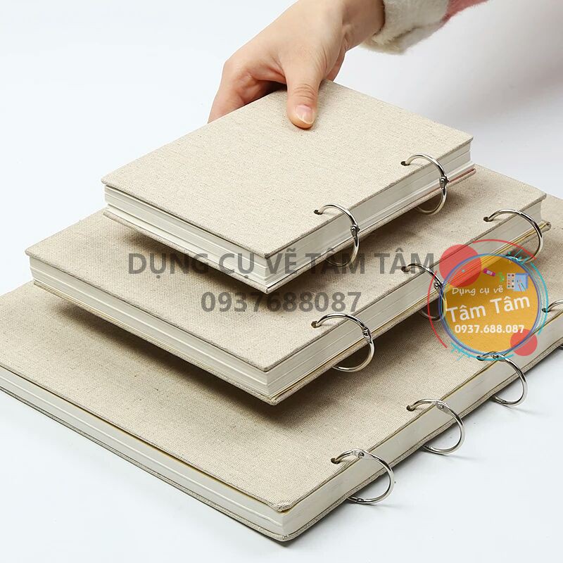 -Sổ vẽ chì, Sổ Sketchbook, Sổ Khuyên A5 / A4 / A3