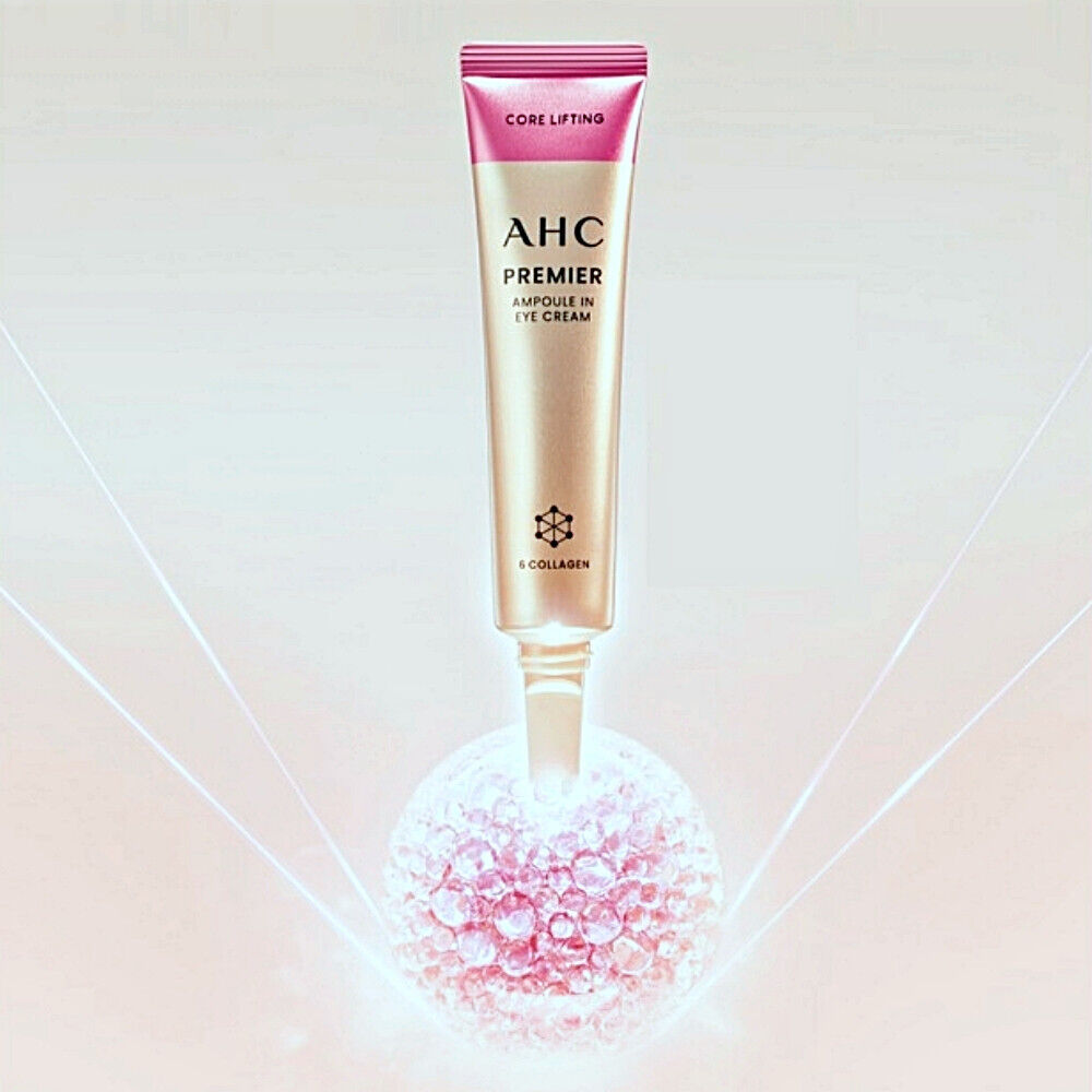 Kem dưỡng mắt Core Lifting AHC Premier Ampoule In Eye Cream Collagen T4 Và Kem AHC Ten Revolution Real Eye Cream