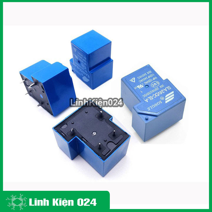 Relay songle SLA 30a - 24v 4 chân