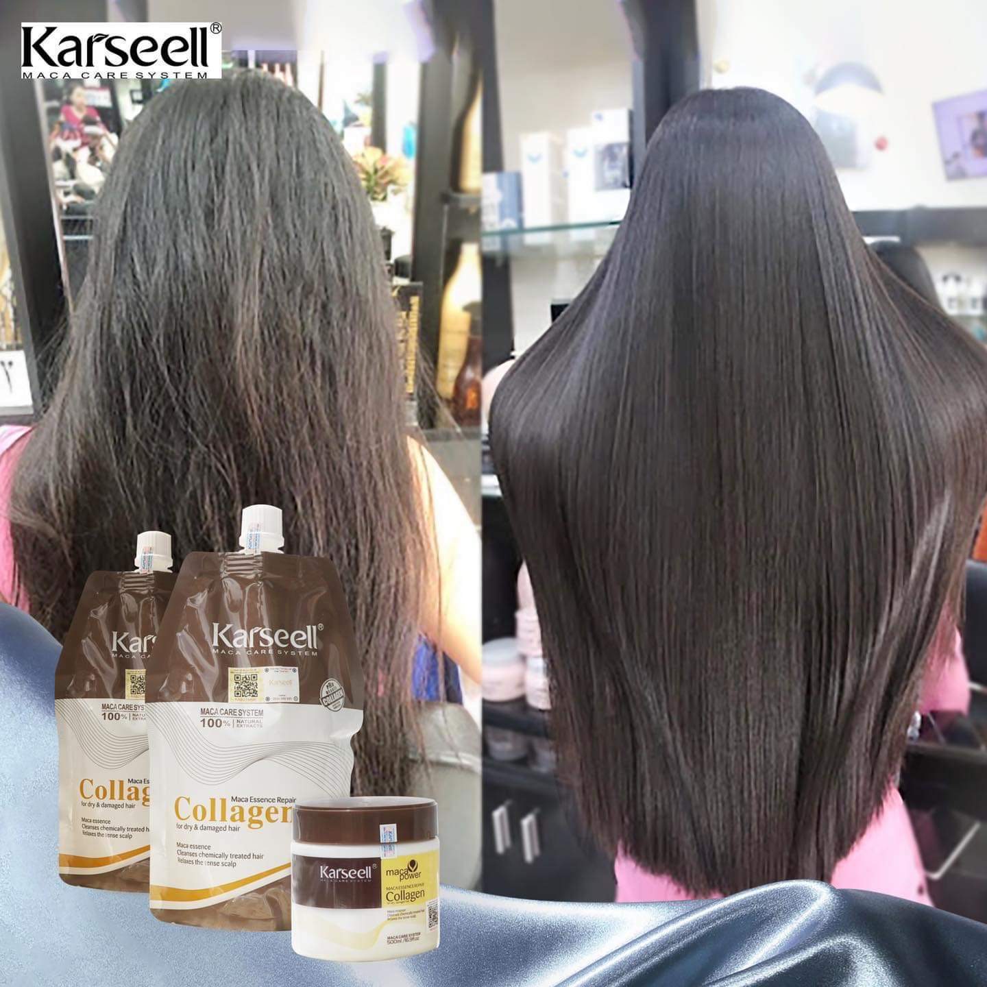 [CHÍNH HÃNG] HẤP KARSEELL COLLAGEN SIÊU MỀM MƯỢT 500ML