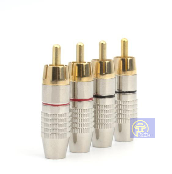 Bộ 4 Đầu hàn Jack AV / RCA / Hoa sen