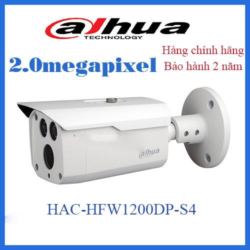 Camera DAHUA HDCVI/HDTVI/AHD/Analog  2.0 Megapixel HAC-HFW1200DP-S4 - (MÃ MỚI HAC-HFW1200DP-S5)