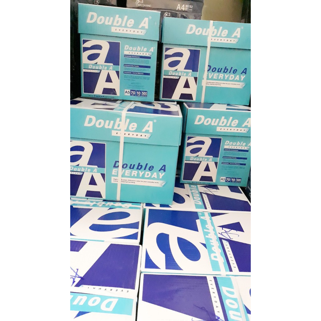 Giấy in Photo A4 Double A Định lượng 70msg