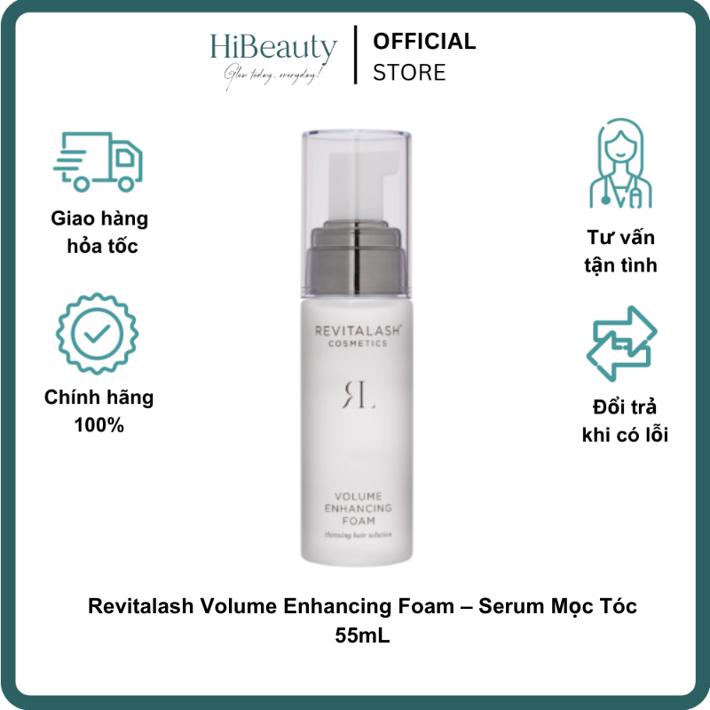 [DEAL ĐỘC QUYỀN- CHÍNH HÃNG CÔNG TY] Revitalash Volume Enhancing Foam – Serum Mọc Tóc 55ml