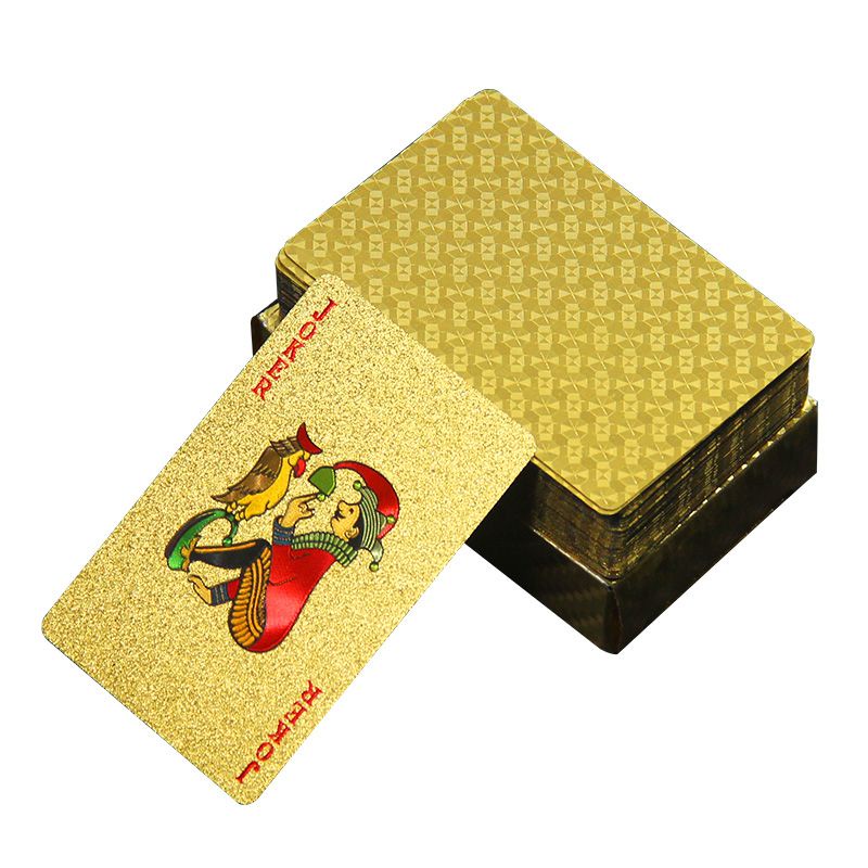Bộ Bài Tây Mạ Vàng