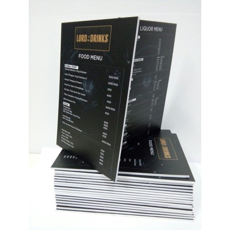 In Menu Cứng Dày Intemre.com Để Bàn Formex (Format) KT: A5, A4, A3