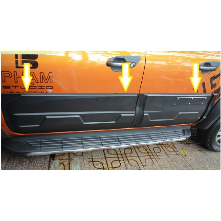 Nẹp sườn xe Ford Ranger loại bản to