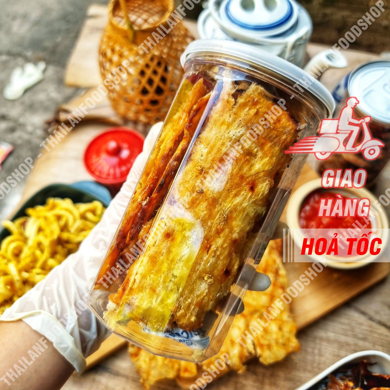 Khô Cá Thiều Miếng Nha Trang - Lon 300gr